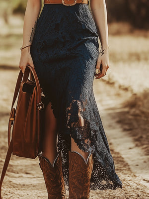 The Eusébie Lace Midi Dress