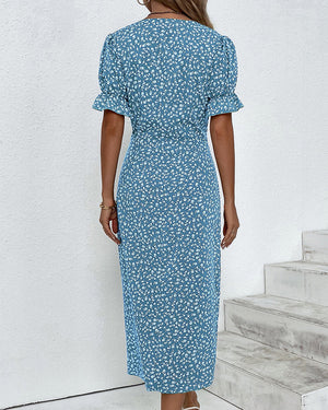 Floral V-Neck Dress