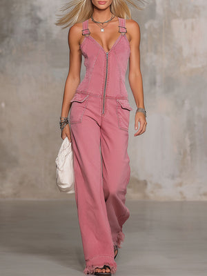 The Corneille Denim Jumpsuit