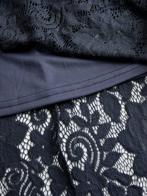 The Léandre Lace Midi Dress