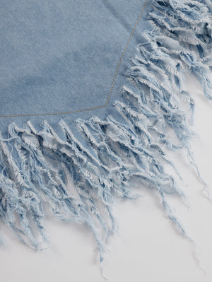The Célie Denim Mini Dress