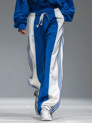 The Solène Striped Denim Set