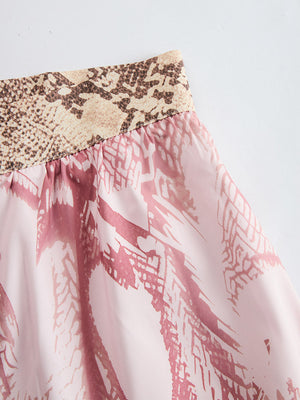 The Édith Printed Chiffon Set