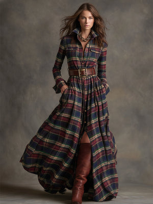 The Théophanie Cotton Linen Maxi Dress