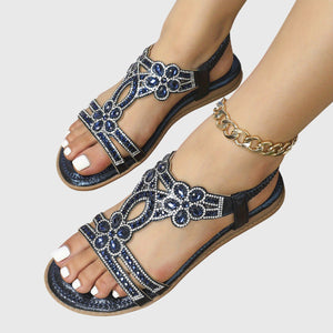 Embellished Back-Strap Sandals