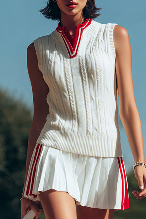 The Henriette Pleated Knit Set
