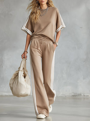 The Francine Striped Cotton Set