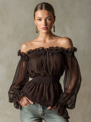 The Corinne Chiffon Blouse
