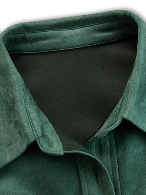 The Dorothée Suede Shirt