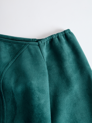 The Zélia Suede Midi Dress