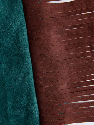The Zélia Suede Midi Dress