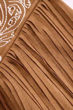 The Pacifique Suede Mini Dress
