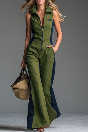 The Gémelline Cotton Linen Jumpsuit