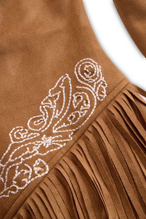 The Pacifique Suede Mini Dress