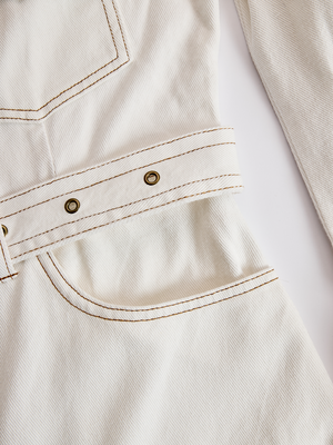 The Laurane Denim Mini Dress