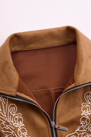 The Pacifique Suede Mini Dress