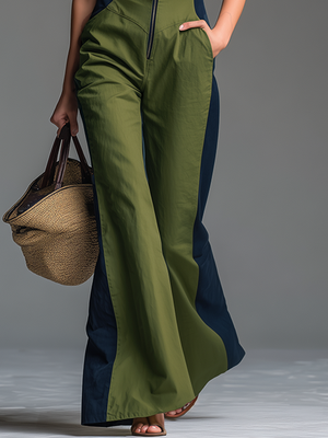 The Gémelline Cotton Linen Jumpsuit