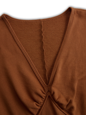 The Alphonsie Cotton Linen Midi Dress