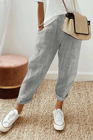 Elastic-Waist Comfort Trousers