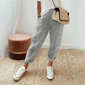 Elastic-Waist Comfort Trousers