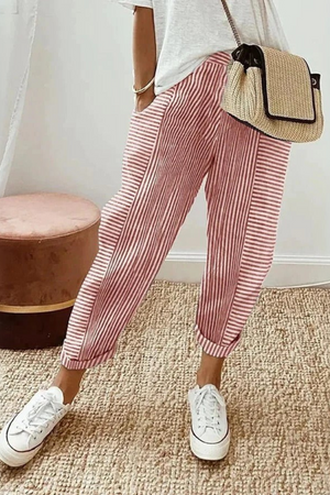 Elastic-Waist Comfort Trousers