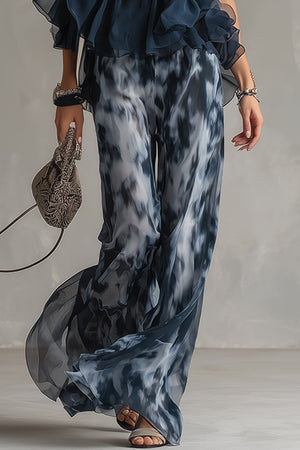 The Florence-Rose Chiffon Trousers