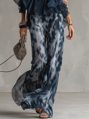The Florence-Rose Chiffon Trousers