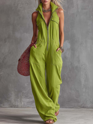 The Félicissime Cotton Linen Jumpsuit