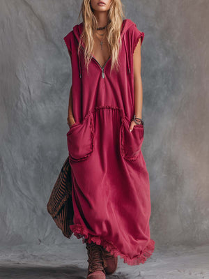 The Adalsinde Cotton Linen Maxi Dress
