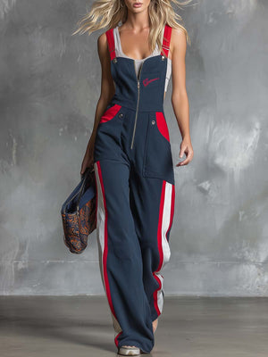 The Ermeline-Rose Cotton Jumpsuit