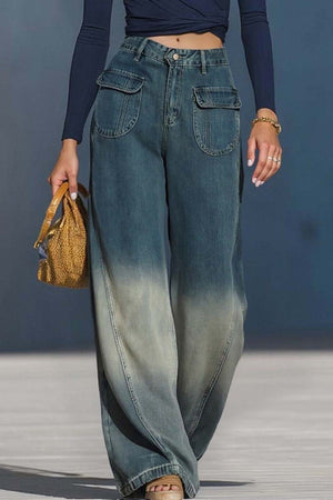 The Julienne-Rose Denim Trousers