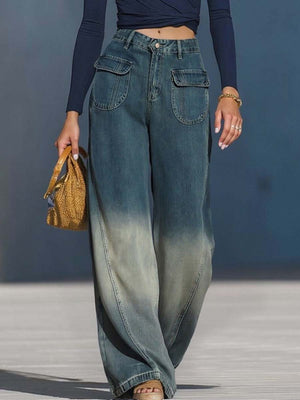 The Julienne-Rose Denim Trousers