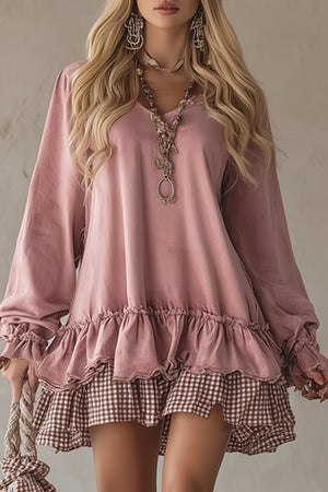 The Adolphine Cotton Mini Dress