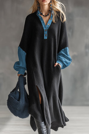 The Adèle-Marie Knit Maxi Dress