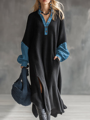 The Adèle-Marie Knit Maxi Dress