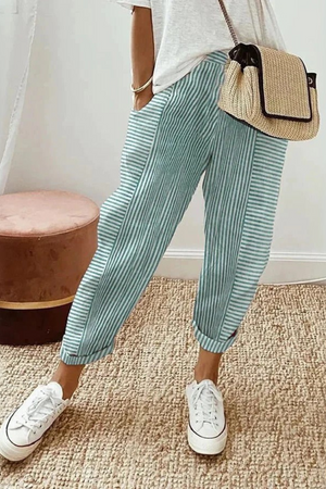 Elastic-Waist Comfort Trousers