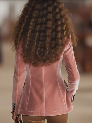 The Hélèna Velvet Blazer