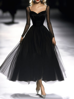 The Léopoldine Mesh Maxi Dress