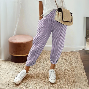 Elastic-Waist Comfort Trousers