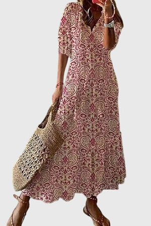 Boho Vintage Maxi Dress