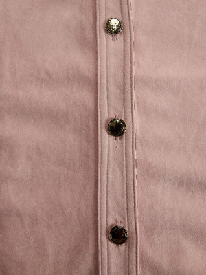 The Colombe Suede Shirt