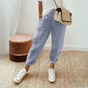 Elastic-Waist Comfort Trousers