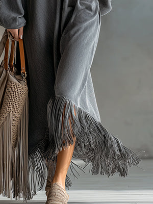 The Sérénade Denim Maxi Dress