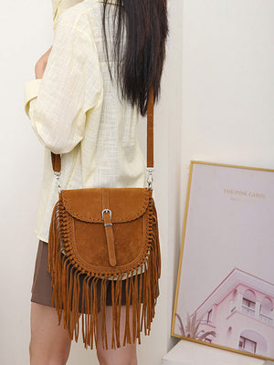 The Léberte Suede Shoulder Bag