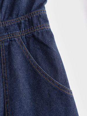 The Harlinde Denim Jumpsuit