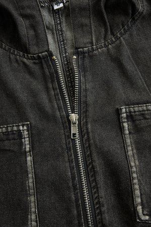 The Oyanne Denim Jumpsuit