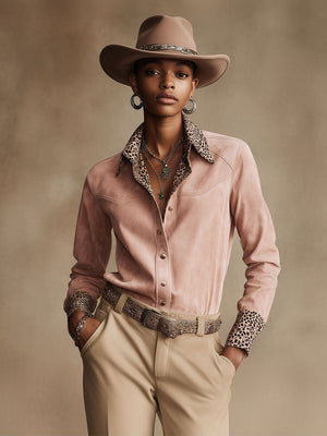 The Colombe Suede Shirt