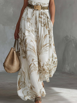 The Axelle Printed Chiffon Set