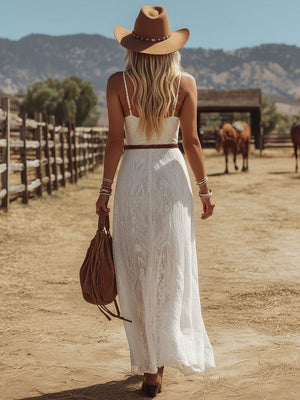 The Gertrude Lace Maxi Dress