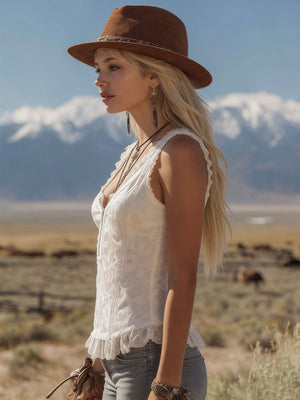 The Anaëlle Lace Top
